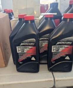 Mercury 2 Cycle Temp plus outboard oil -4 bottles