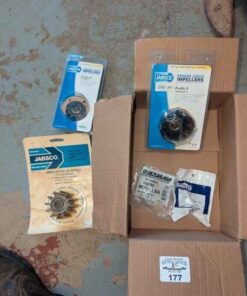 Assorted impeller parts