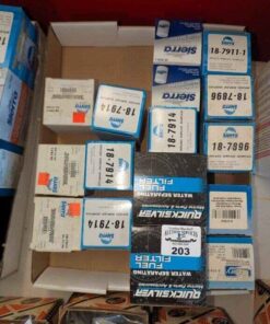 Water/fuel separating filters; Marine oil filters, etc