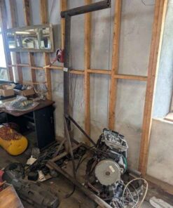 DIY steel lift w/manual winch