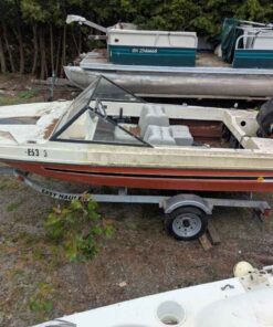 Sun Ray boat w/ Easy hauler trailer & Mercury 50 HP outboard motor