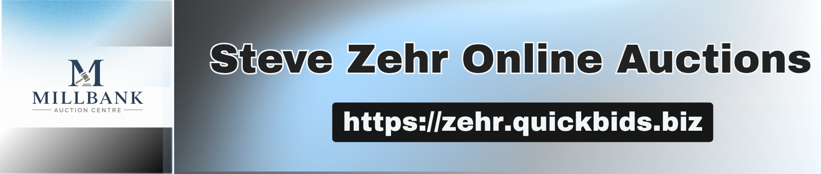 Steve Zehr July 9th  Online Auction