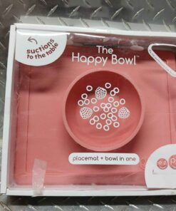 The happy bowl placemat and bowl in 1
