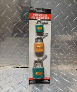 Vector pack of 3 padlocks