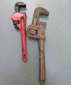 Qty 2 pipe wrenches