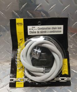 36" combination chain lock