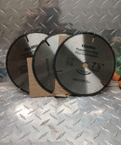 7 1/4 " plywood paneling saw blades