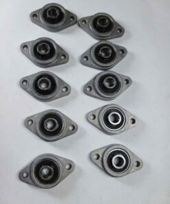 10 mini bearing holders with bearings