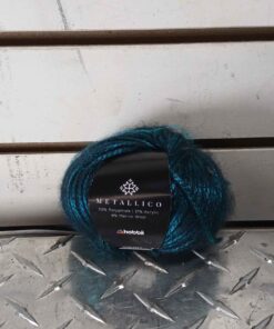 Metalico blue yarn