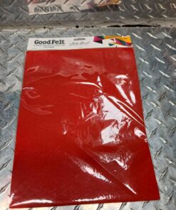 Package of 4 red felt