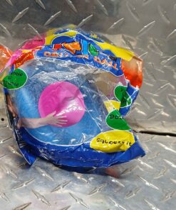 Blue reusable jelly balloon ball
