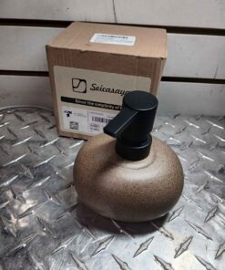 Stone look soap dispenser