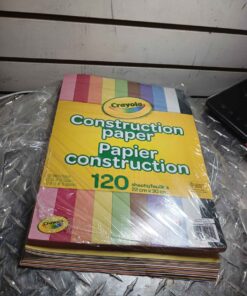 Pack of 120 construction paper