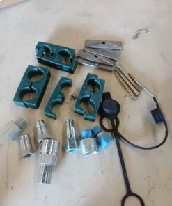 Joblot of hyd holddowns quick disconnect etc