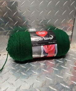 Red heart super saver green yarn