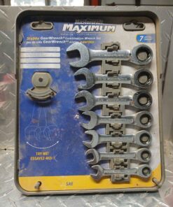 Mastercraft maximum ratcheting stubby wrench set