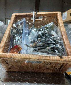 Large box approx 20 pounds cutlery