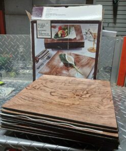 Pack of 8 charger plates