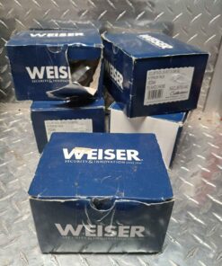 5 boxes weiser door latch parts .....open box MISSING PIECES