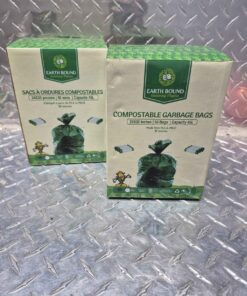 Box of 50 compostable garbage bags