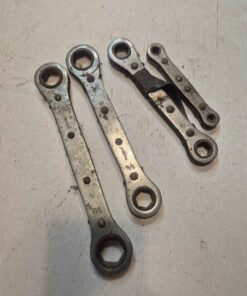 4 double end ratcheting wrenches