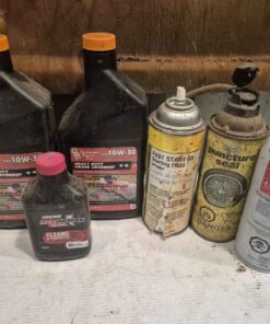 Assorted full and partial lubricant and chemical