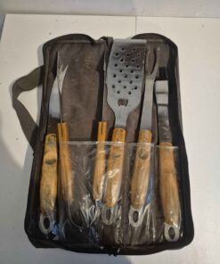 BBQ utensils with case