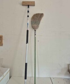 Broom and extension pole
