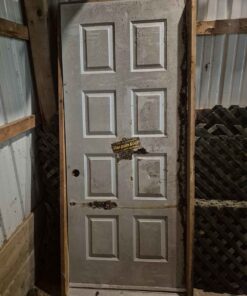 Entrance door...has some rust hinges stuck