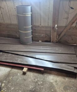 Joblot metal flashing tin etc