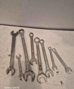 Assorted SAE wrenches including Westward