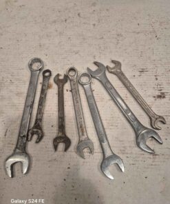 Assorted metric wrenches