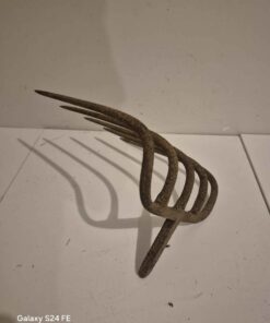 Antique hay fork head