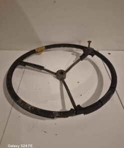 Antique tractor steering wheel