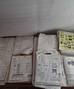 Joblot of furniture patterns