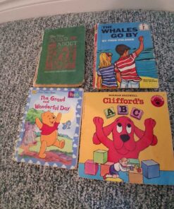 The New Roundabout, The Whales go By, The Grand and Wonderful Day, and Cliffords A B C children's books