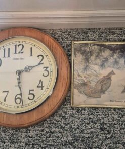 Clock and wall art
