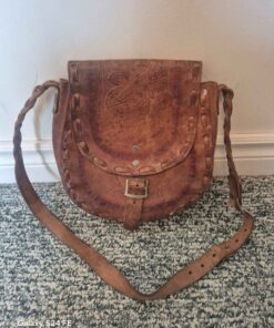 Leather crossbody bag