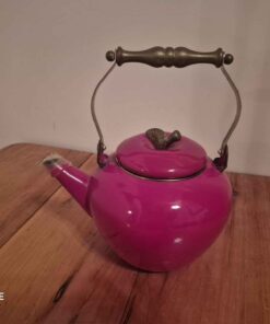 Red tea kettle