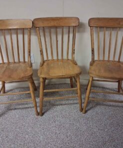 Qty 3 wooden chairs