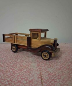 Wood pickup truck