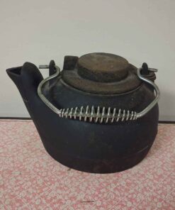 Cast iron tea kettle