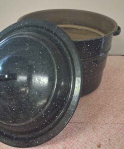Black enamel canner