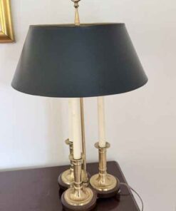 Brass Candlestick style table lamp