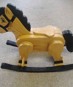 Wooden childrens rocking horse...hand made by Melvin