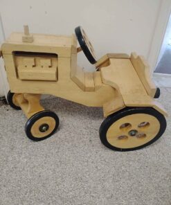 Wooden childrens tractor...hand made by Melvin