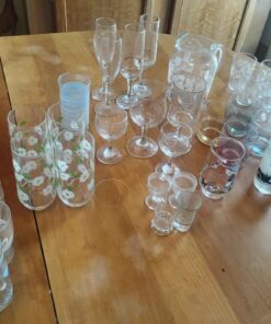 Drinking glasses etc