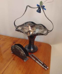 Tarnished silverware and Nutcracker