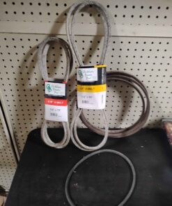 1/2" x 95" ,5/8" x 75" Husqvarna deck belt and 1 more