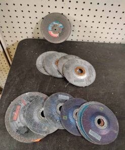 Assorted cutting and grinding blades